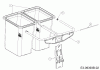MTD Zubehör Grasfangvorrichtung für 900 Serie (NX-09) mit Mähwerk G (42"/107cm) 19A30003OEM (2016) Ersatzteile Grasfangsack