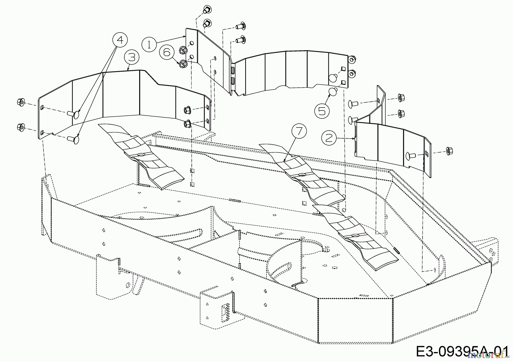 Cub Cadet Zero Turn Z1 122 53AWEHRF603 (2018) Mulch Kit