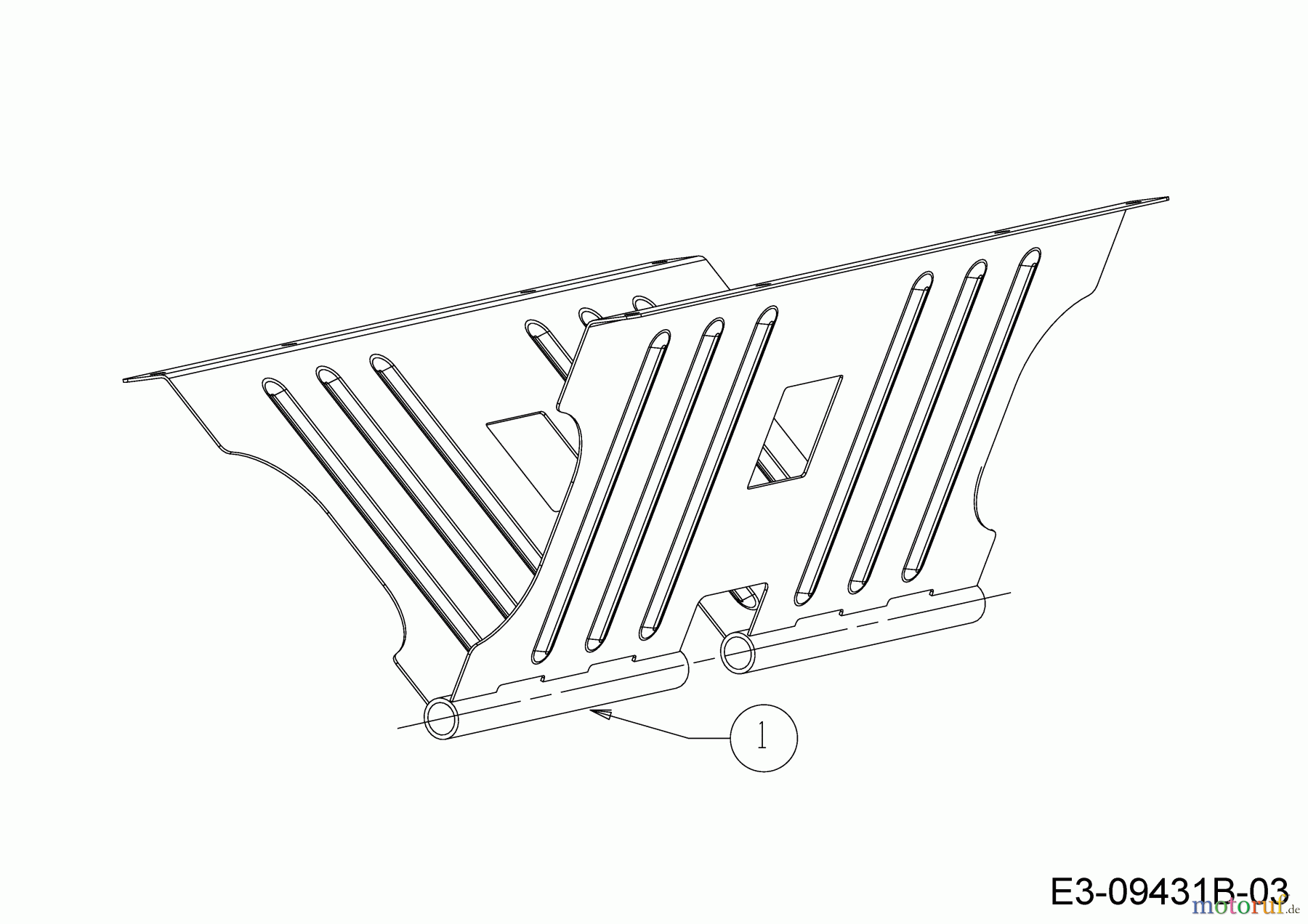 MTD Zubehör Zubehör handgeführte Geräte Gartenwagen / Schubkarren Hauler 19A40026100 (2017) Achshalter