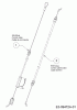 Cub Cadet LM 2 DR 46 ES 12BCTQS7603 (2017) Ersatzteile Bremszug, Schaltzug