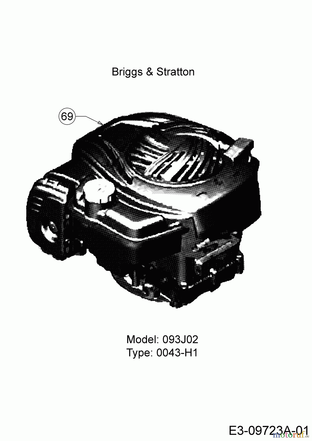 MTD Motormäher 51 BC-5 11A-075P600 (2016) Motor Briggs & Stratton