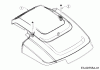 MTD SP 53 B 12B-PC8R600 (2017) Ersatzteile Motorhaube B&S