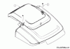 MTD Gold 21" 12AVB2A9704 (2016) Ersatzteile Motorhaube B&S