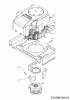 Cub Cadet Pro Z 100-54 53AWEFJA330 (2016) Ersatzteile Keilriemenführung Motor