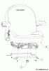 Cub Cadet Pro Z 100-54 53AWEFJA330 (2016) Ersatzteile Sitz