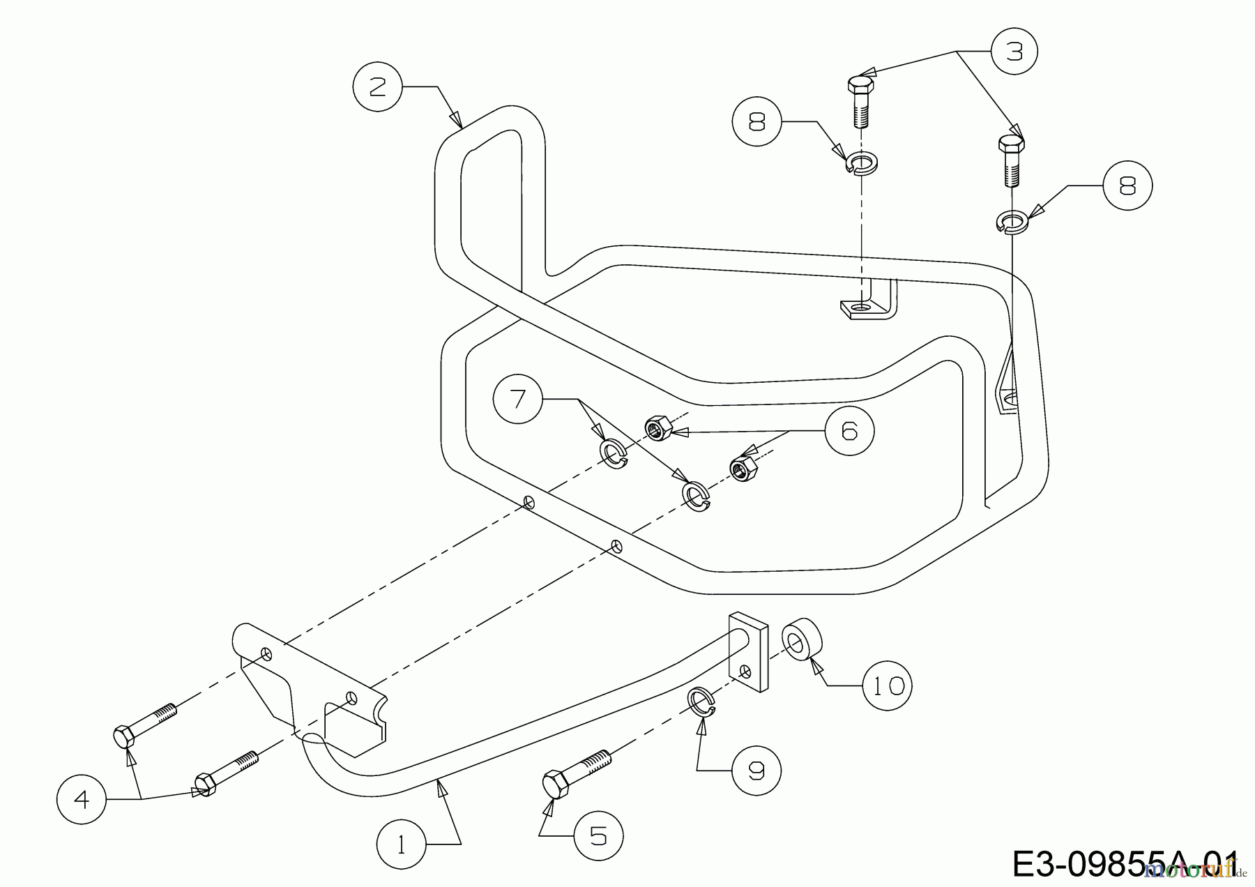 Troy-Bilt Motorhacken Big Red 20