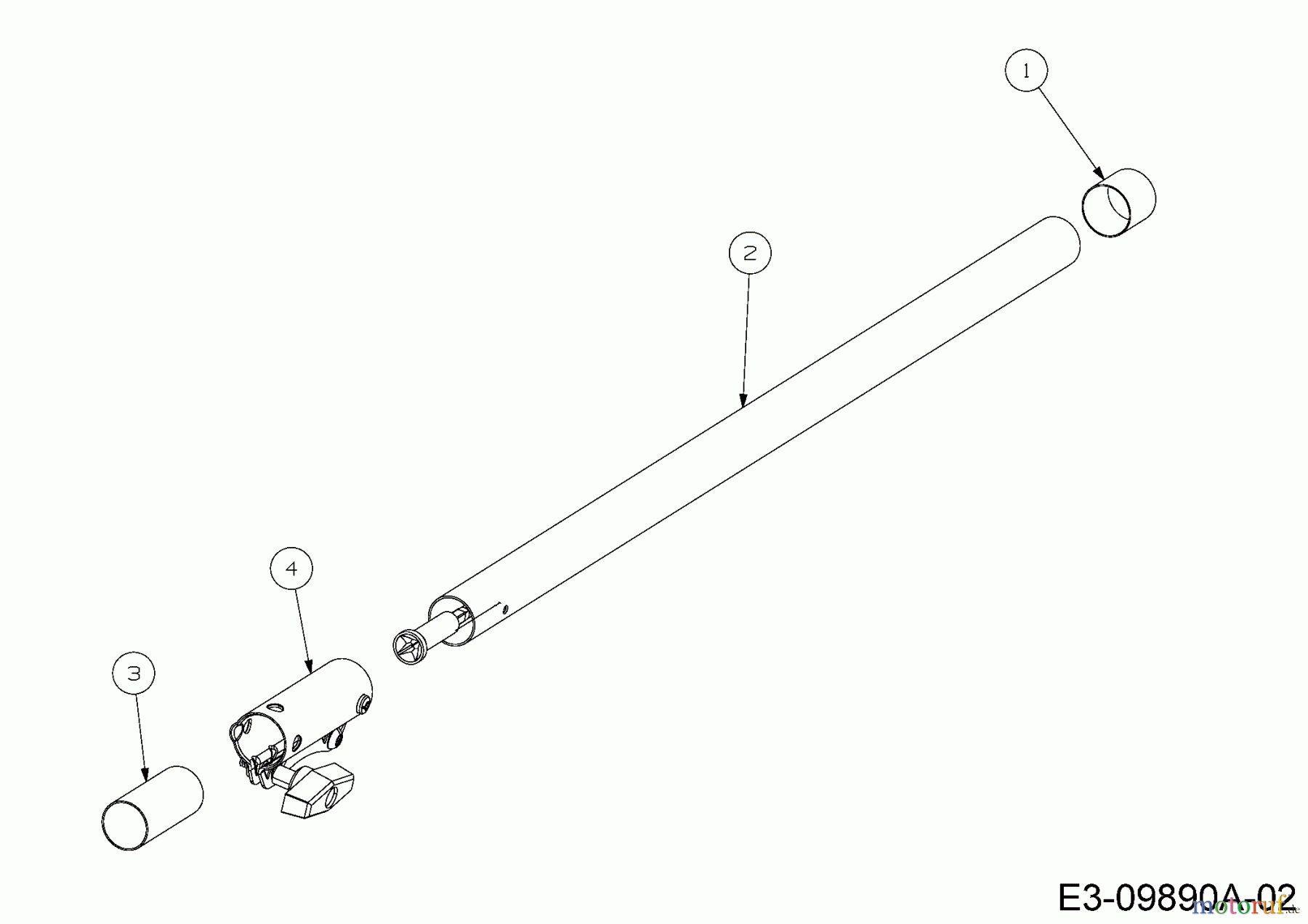  MTD Zubehör Zubehör Motorsensen, Trimmer Kettensäge PS 720 41AJPS-C902  (2016) Verlängerung