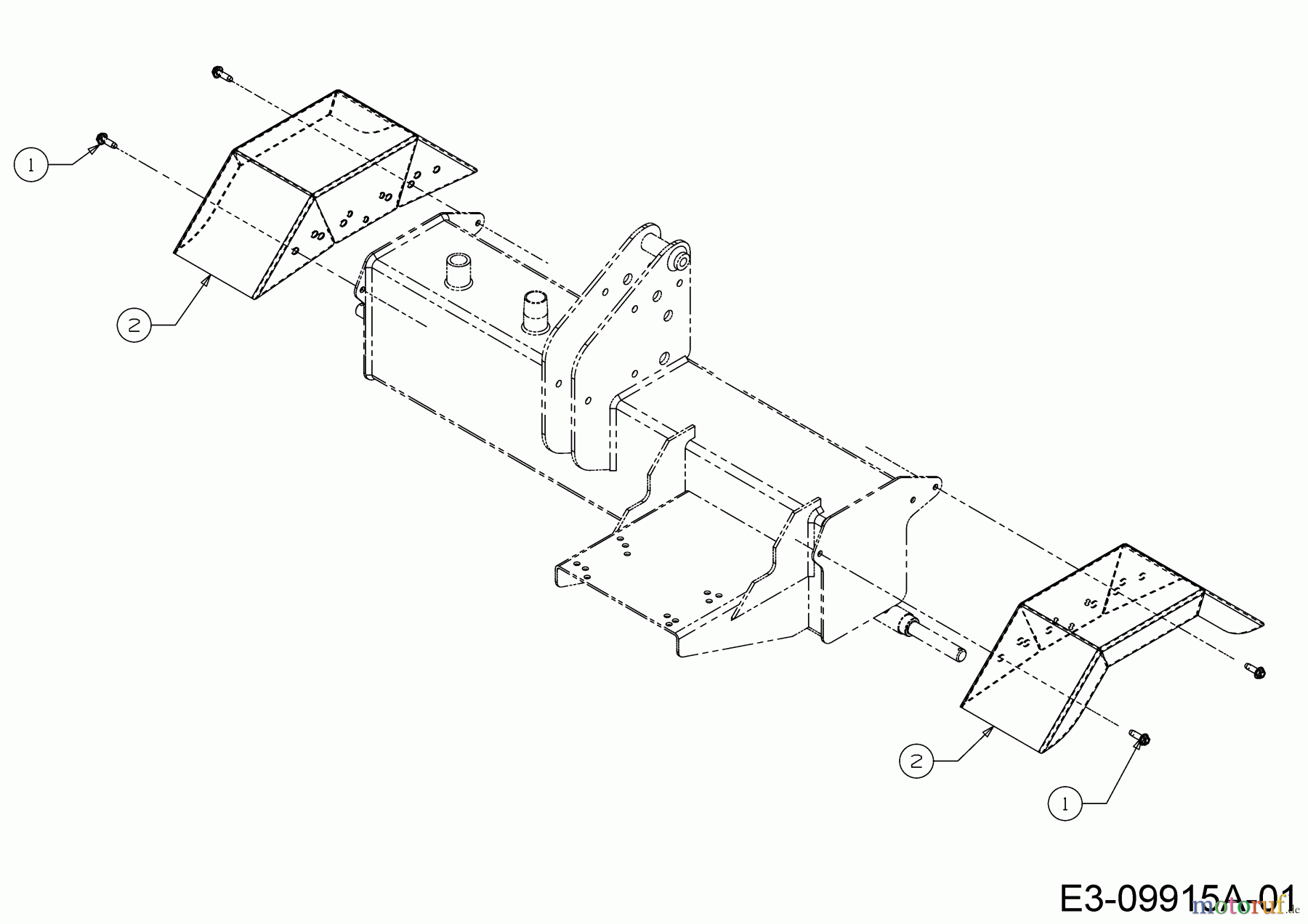 Cub Cadet Holzspalter LS 27 24BG5HM5710 (2015) Kotflügel