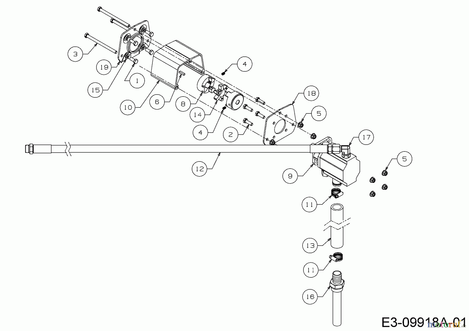 Cub Cadet Holzspalter LS 27 24BG5HM5710 (2015) Zahnradpumpe