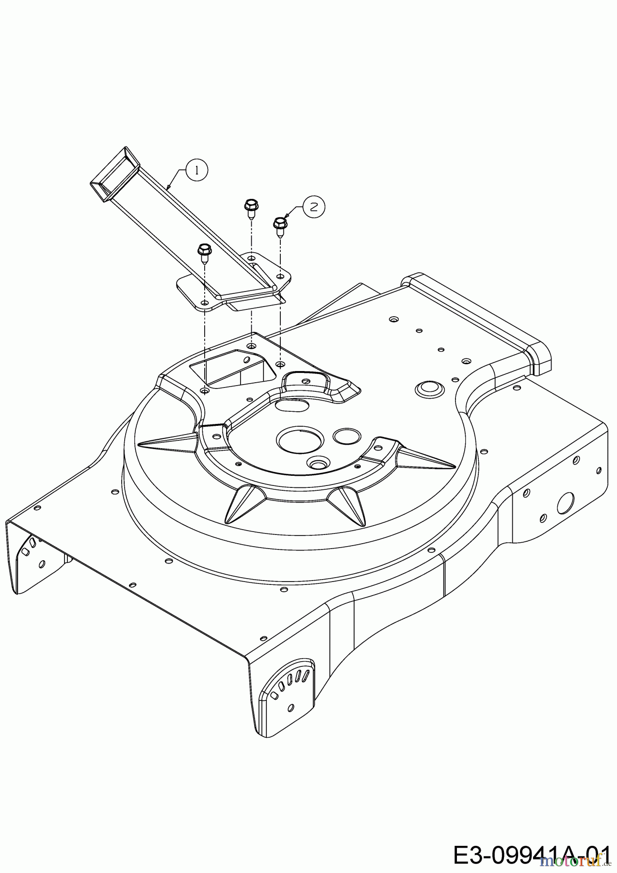  Cub Cadet Laubsauger mit Häckselfunktion CSV 050 24B-05MP710  (2017) Einfüllschacht