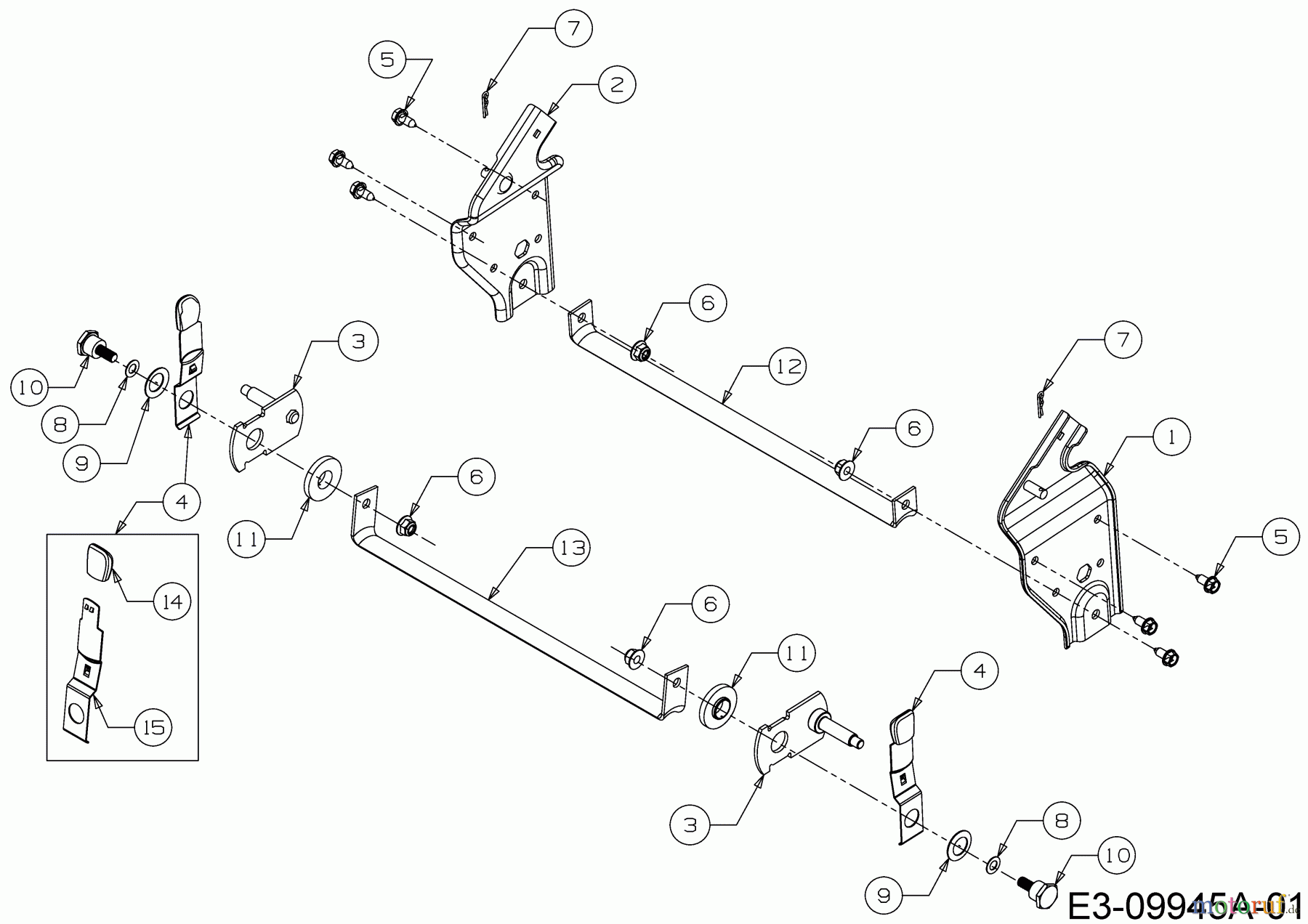 Cub Cadet Laubsauger mit Häckselfunktion CSV 050 24B-05MP710 (2017) Höhenverstellung