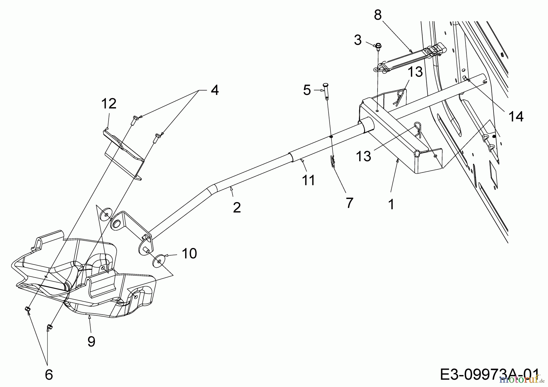 MTD Zubehör Zubehör Garten- und Rasentraktoren Mulch Kits für 450 Serie mit Mähwerk E (36