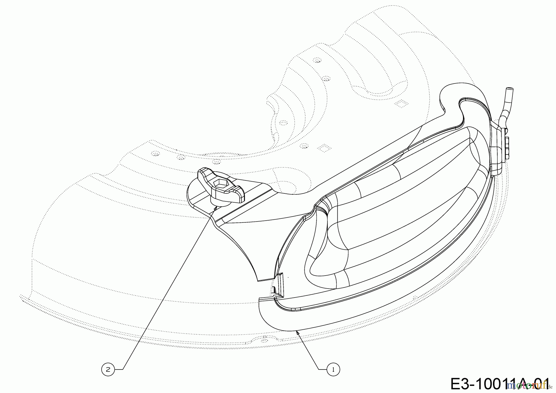Cub Cadet Rasentraktoren XT2 PS107 13AGA1CS603 (2018) Mulch Kit