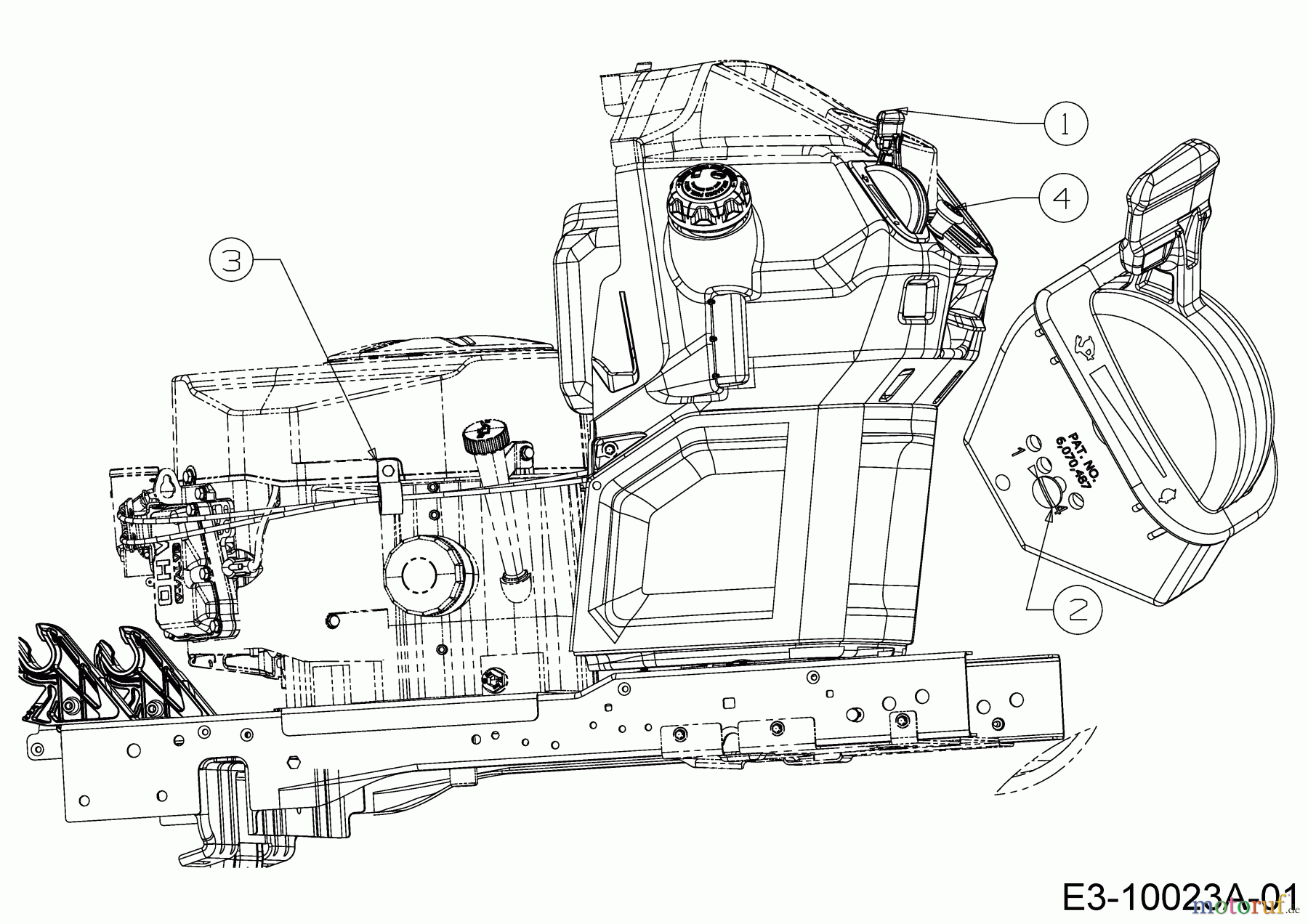 Cub Cadet Rasentraktoren XT2 PS117 13AGA1CT603 (2017) Choke- und Gaszug