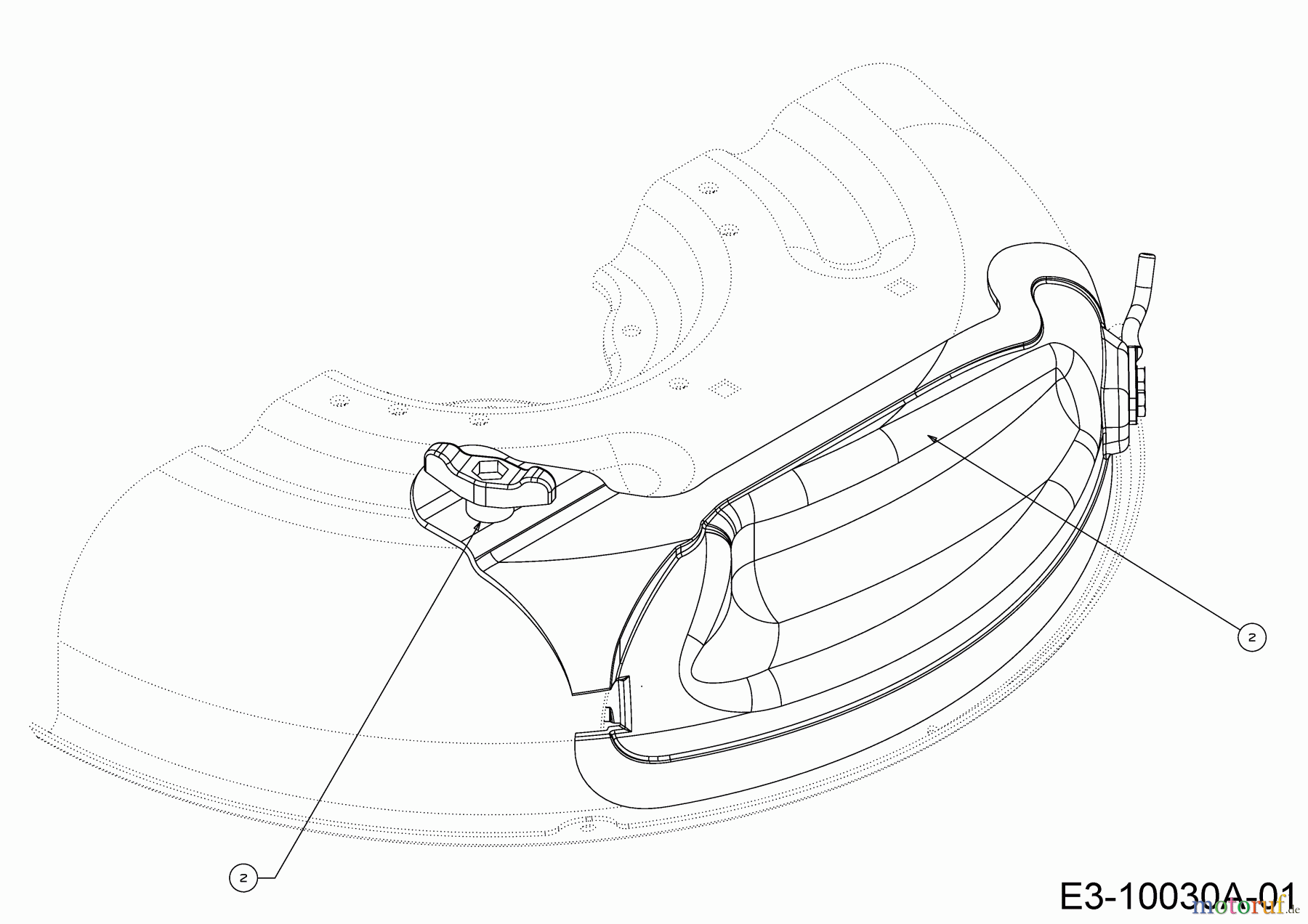 Cub Cadet Rasentraktoren XT2 PS117I 13BZA1CN603 (2018) Mulch Kit