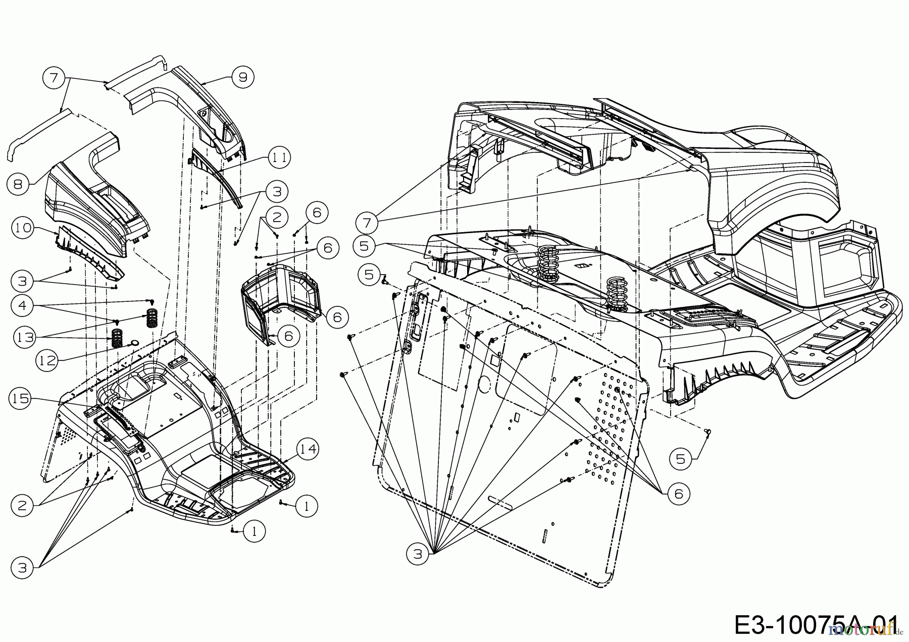 Cub Cadet Rasentraktoren XT2 PR95 13AGA1CB603 (2017) Sitzwanne