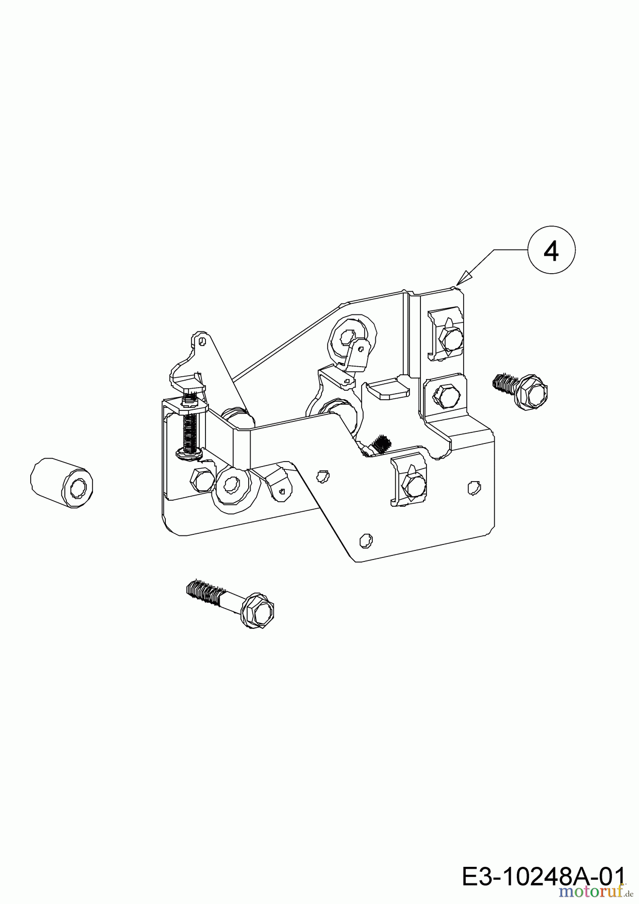 MTD-Motoren Vertikal 4P90JHE 752Z4P90JHE  (2017) Halteplatte Choke