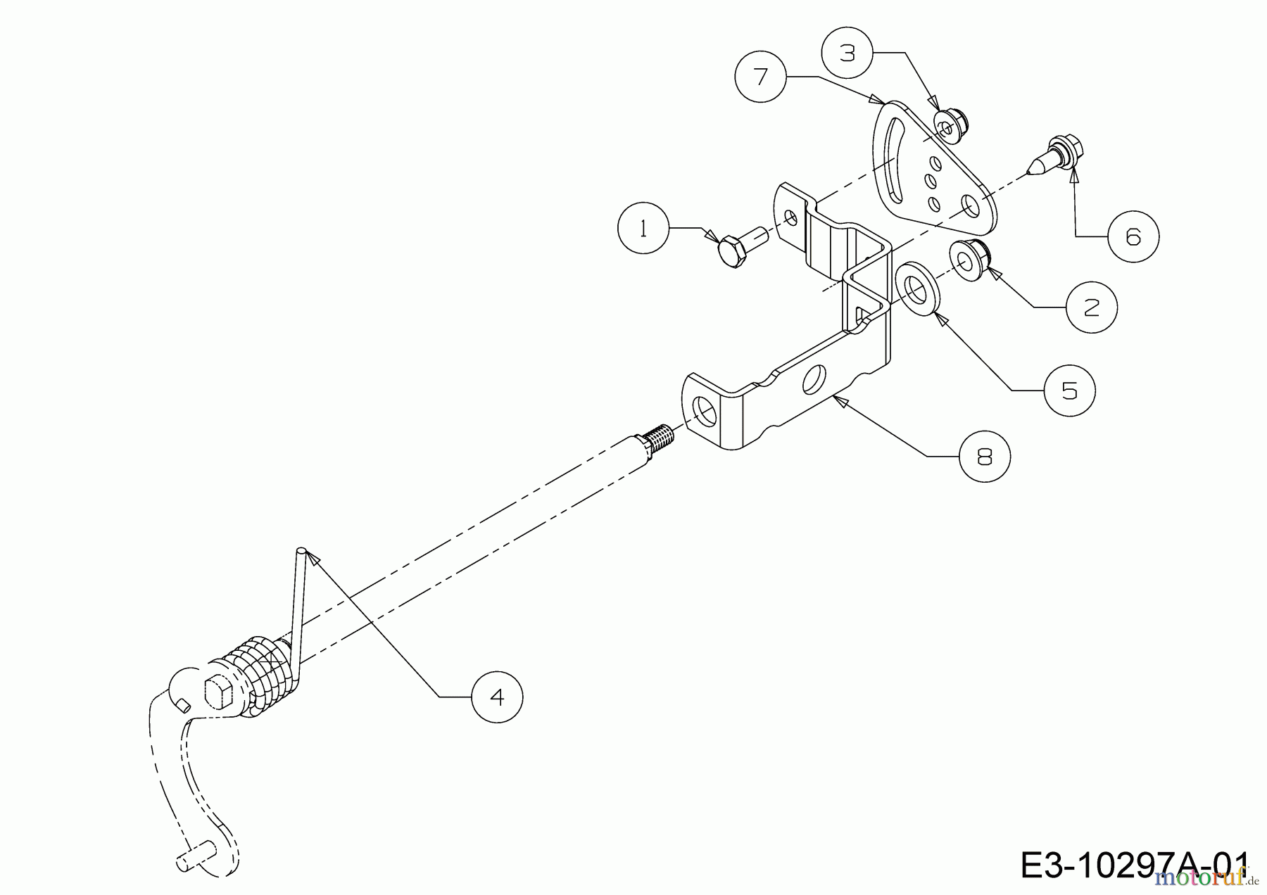 Wolf-Garten Schneefräsen SF 66 E 31AY54T3650 (2014) Schalthebel