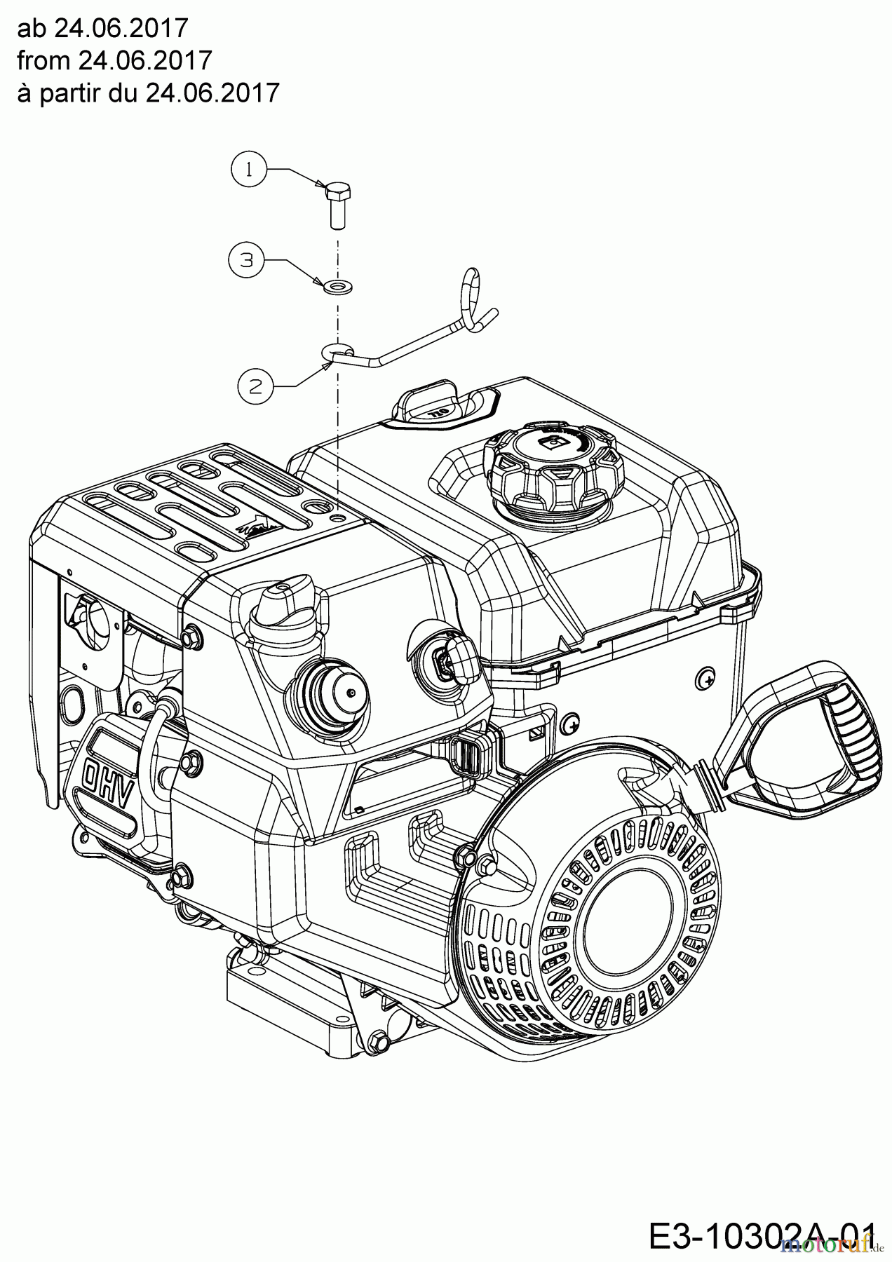 Cub Cadet Schneefräsen 524 SWE 31AW53LR603  (2018) Kabelführung ab 24.06.2017