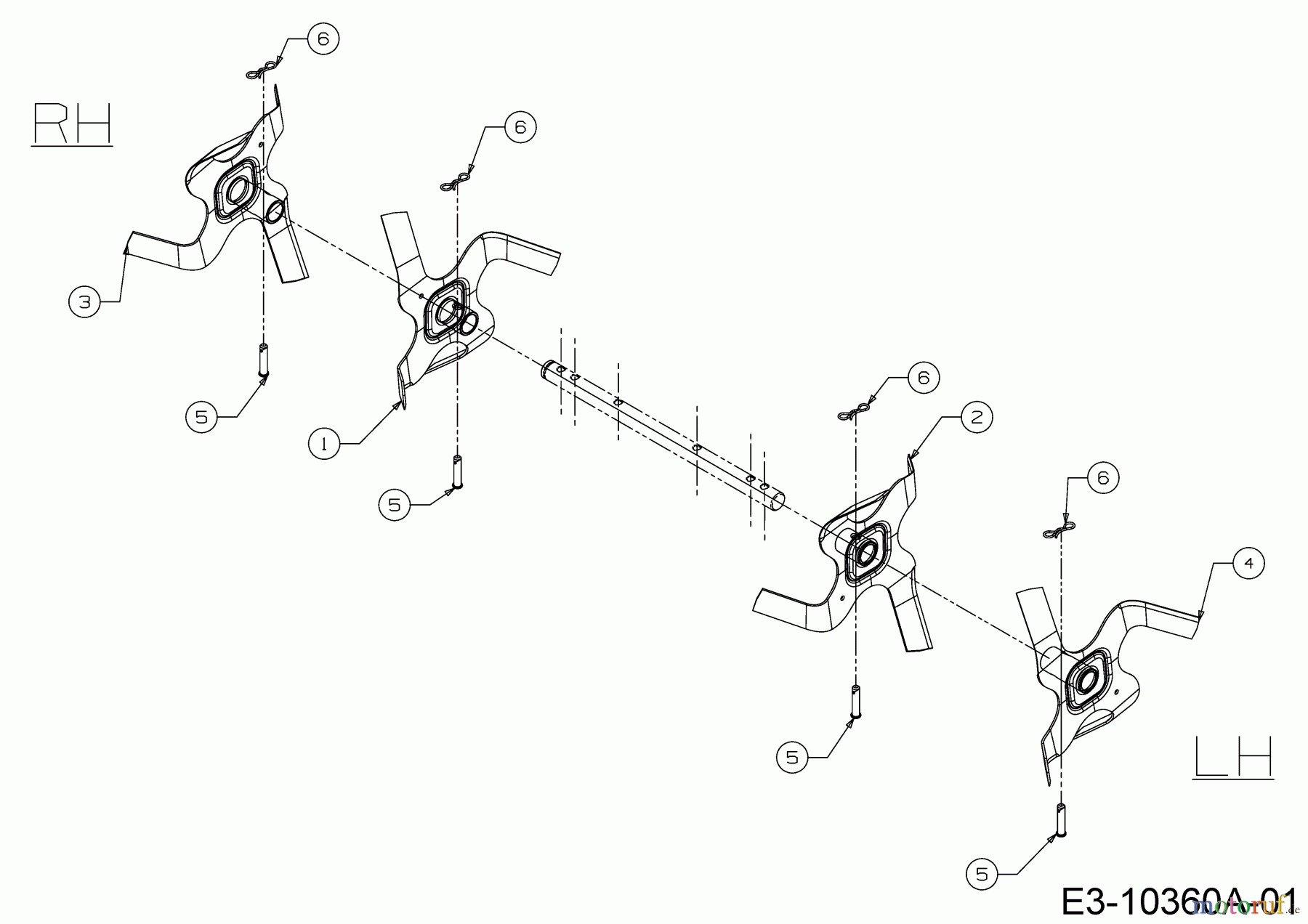 Cub Cadet Motorhacken FT 24 21B-34M8710 (2017) Hacksterne