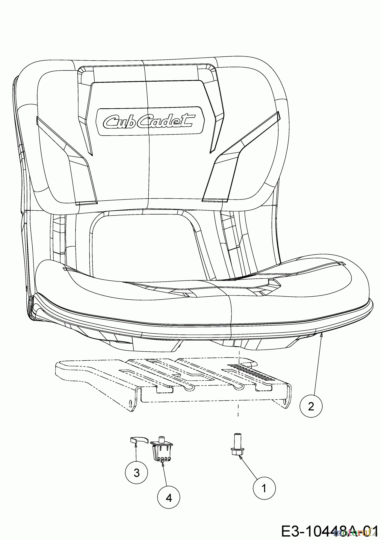 Cub Cadet Zero Turn XZ1 107 17DMCACS603 (2018) Sitz