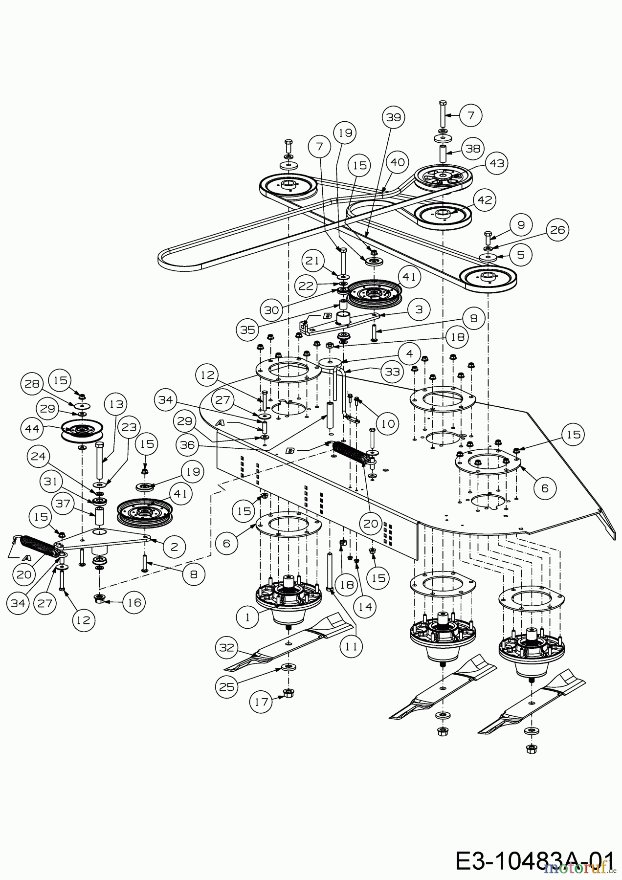  Cub Cadet Zero Turn Z5 152 53AIHJUV603  (2018) Mähwerk V (60
