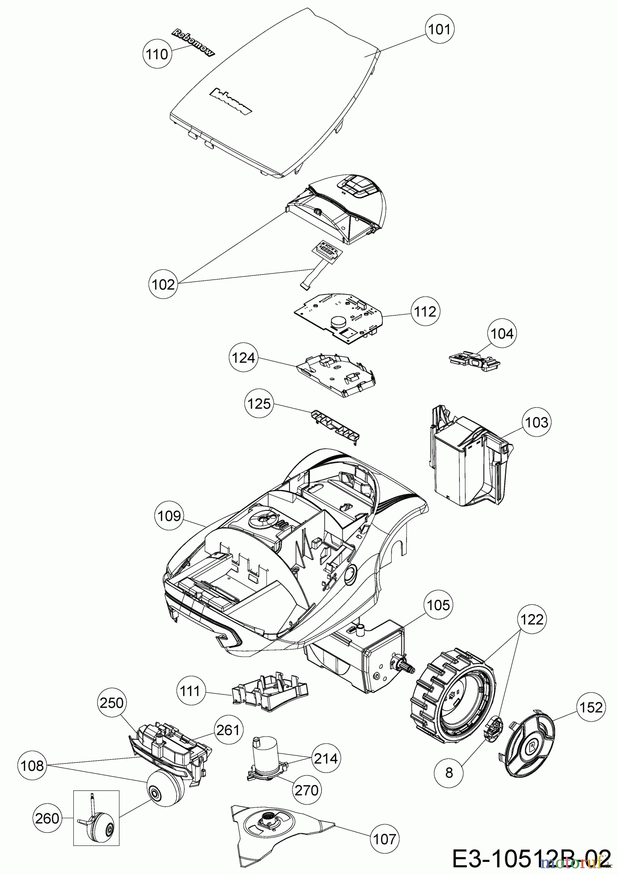 Robomow Mähroboter RC306 US PRD7006USG (2016) Grundgerät