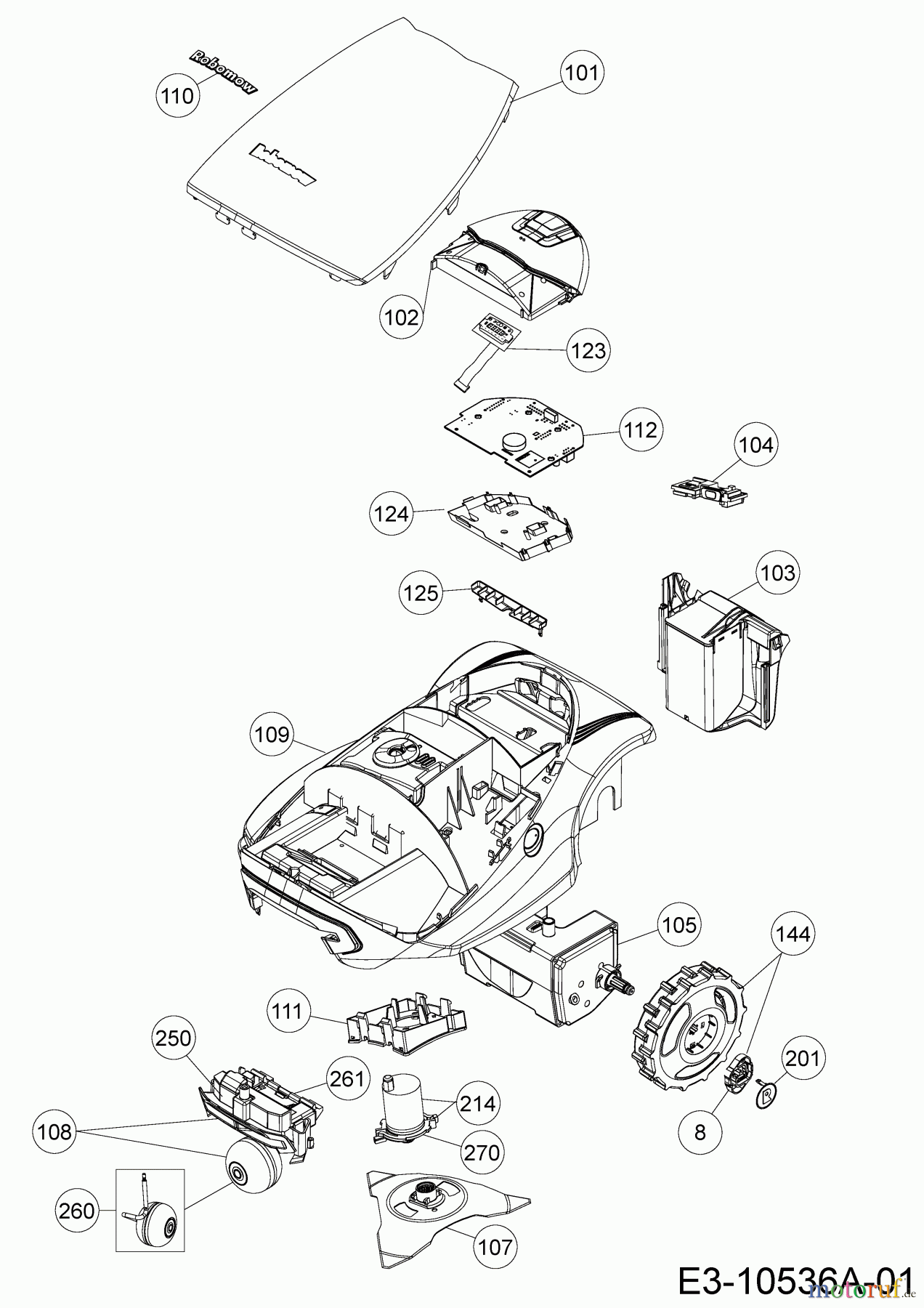 Robomow Mähroboter RC304 PRO 22ACBA-D619 (2018) Grundgerät