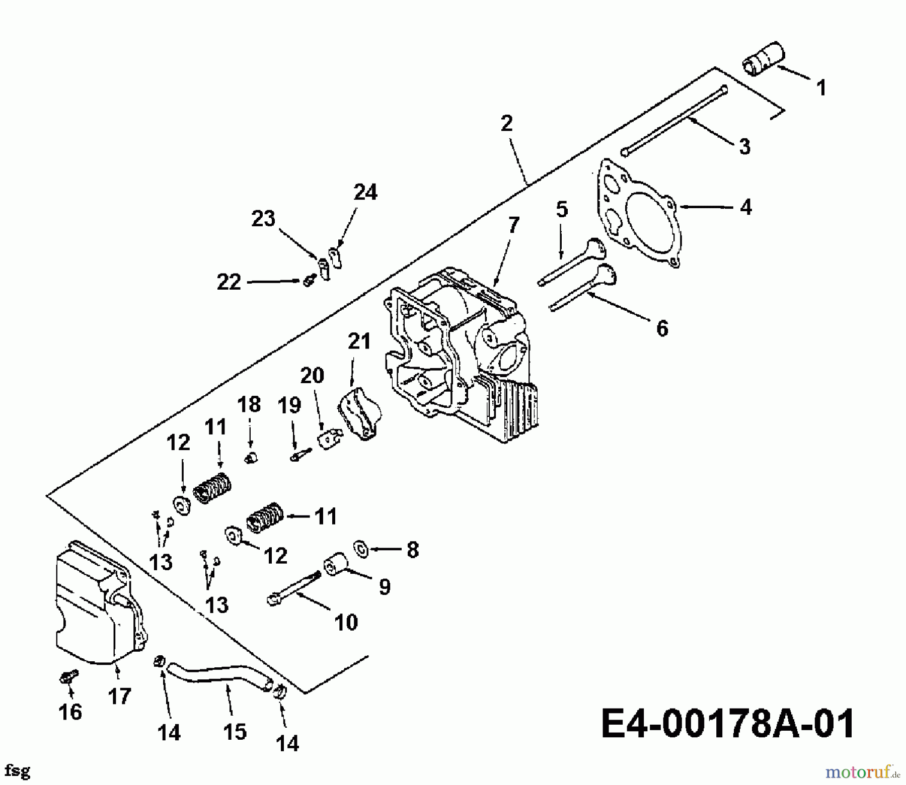 Cub Cadet Zero Turn Z 42 53BA1B2G603  (1998) Zylinderkopf