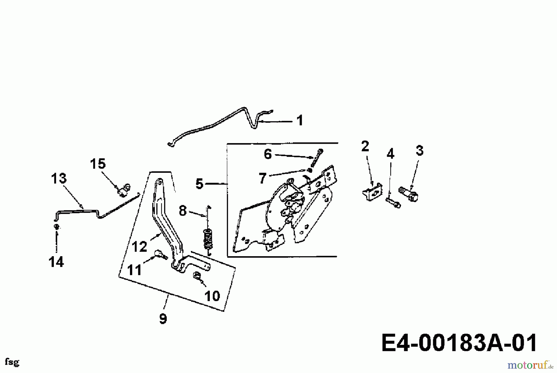 Cub Cadet Zero Turn Z 42 53BA1B2G603 (1998) Regelung