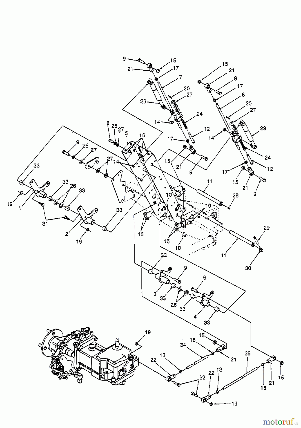 Cub Cadet Zero Turn Z 54 53CA1B6K603 (2000) Hydrostat