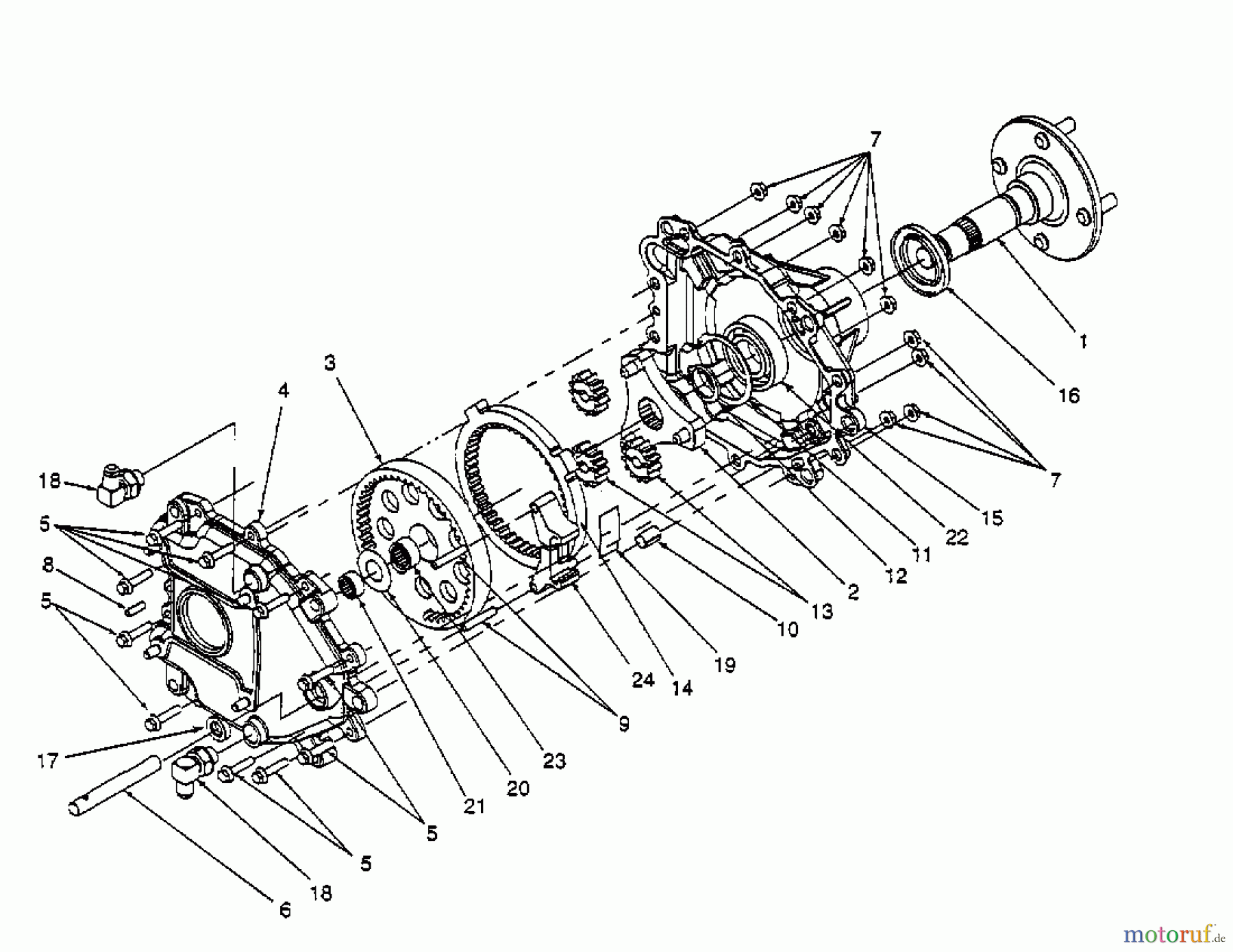 Cub Cadet Zero Turn Z 54 53CA1B6K603 (2000) Differential