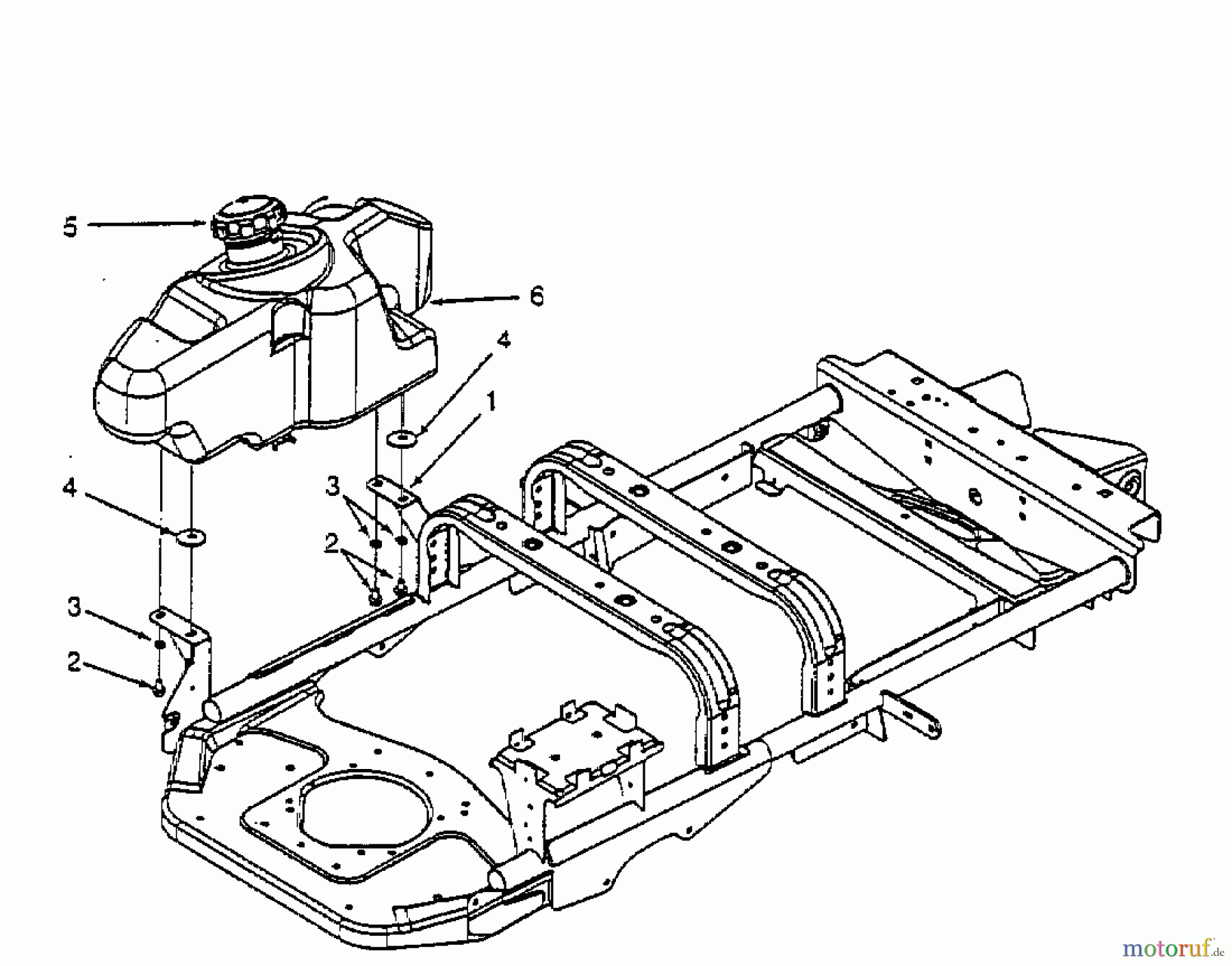 Cub Cadet Zero Turn Z 54 53CA1B6K603 (2000) Tank