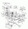 Cub Cadet Z 54 53CA1B6K603 (2000) Ersatzteile Deflektor, Mähwerksgehäuse, Räder