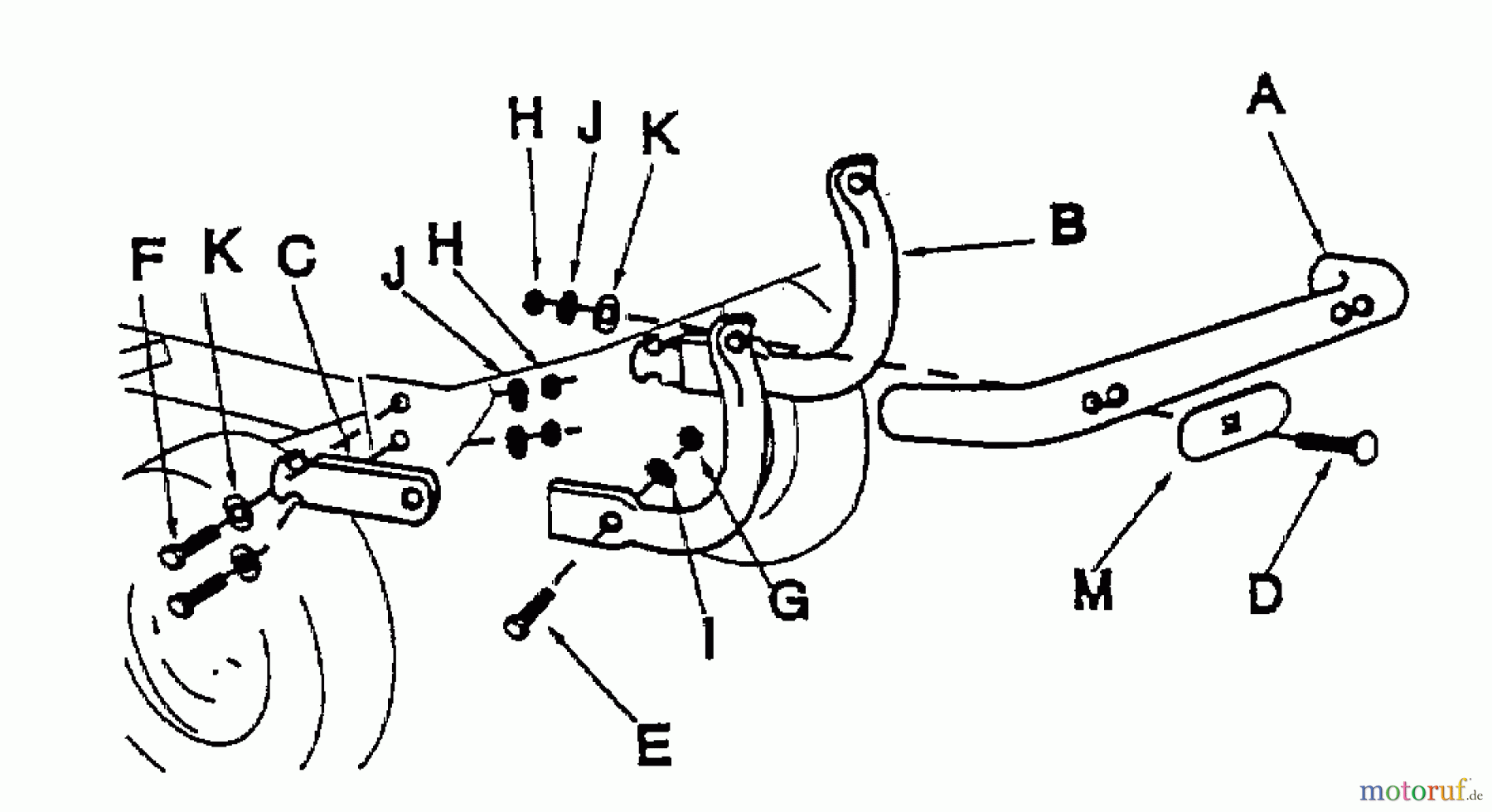  MTD Zubehör Zubehör Garten- und Rasentraktoren Stoßstange für 400 Serie OEM-190-226  (1998) Stoßstange