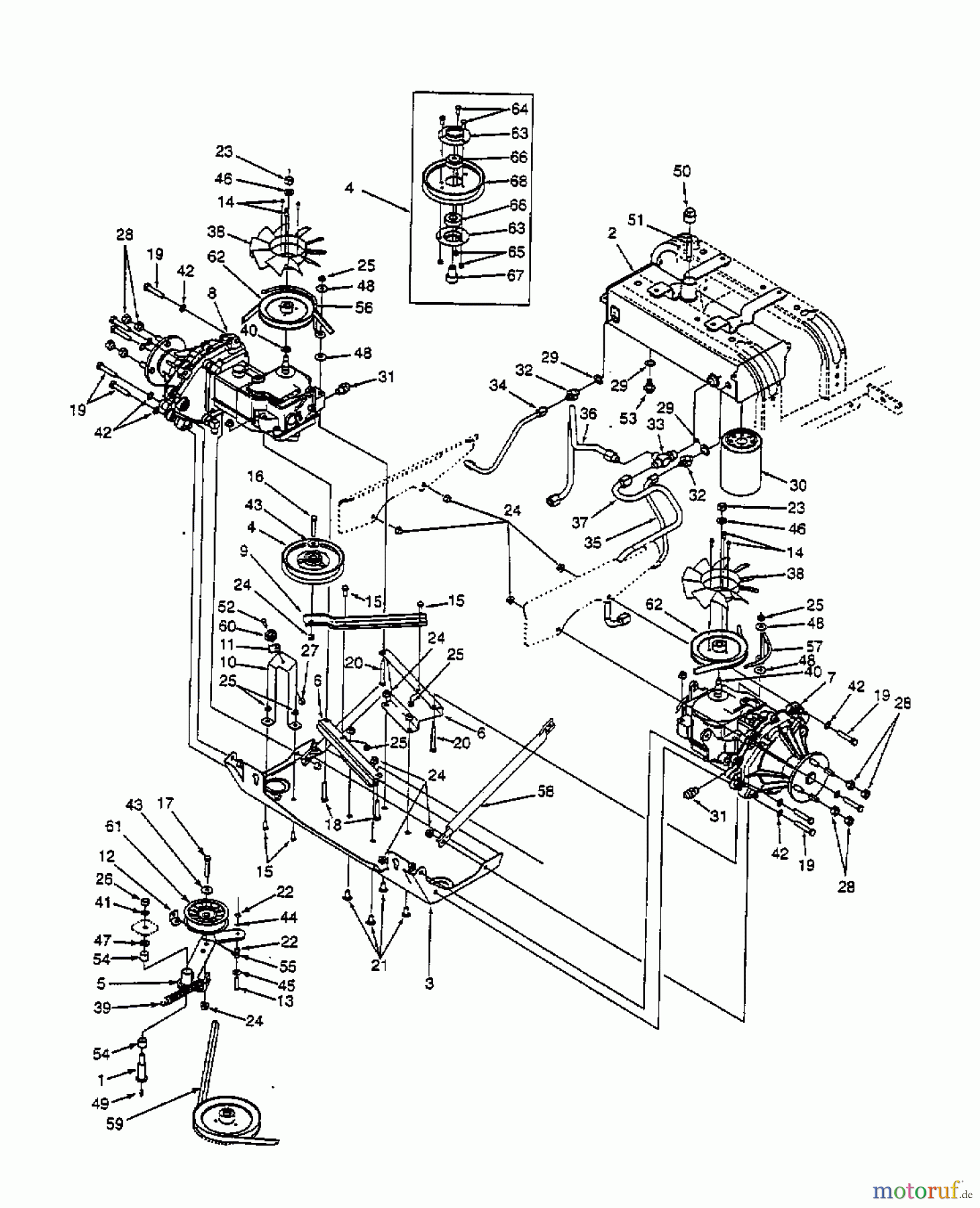 Cub Cadet Zero Turn Z 48 53BA1C6M603  (1998) Hydrostat