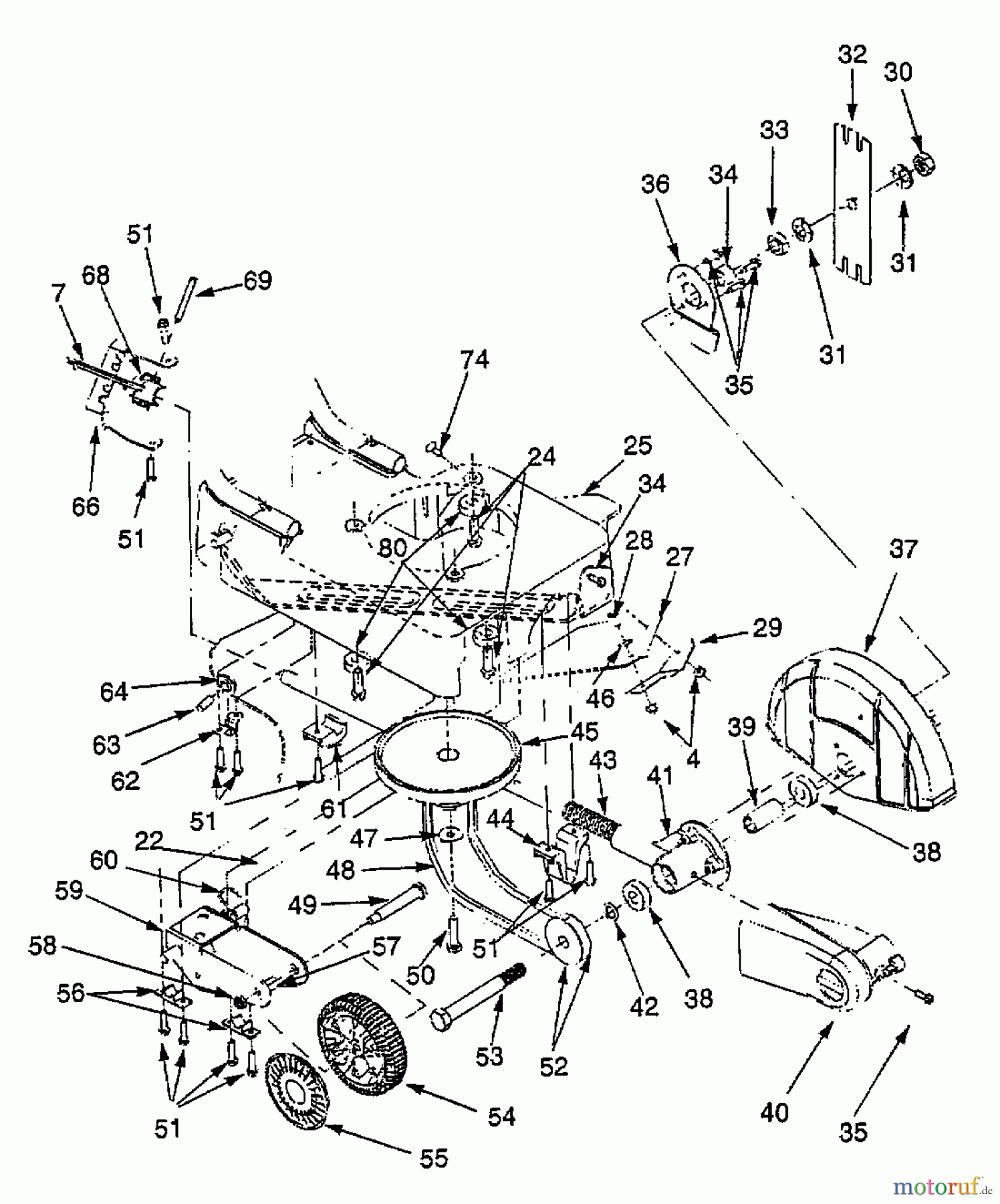 MTD Kantenschneider E 350 25A-530A678 (1998) Grundgerät