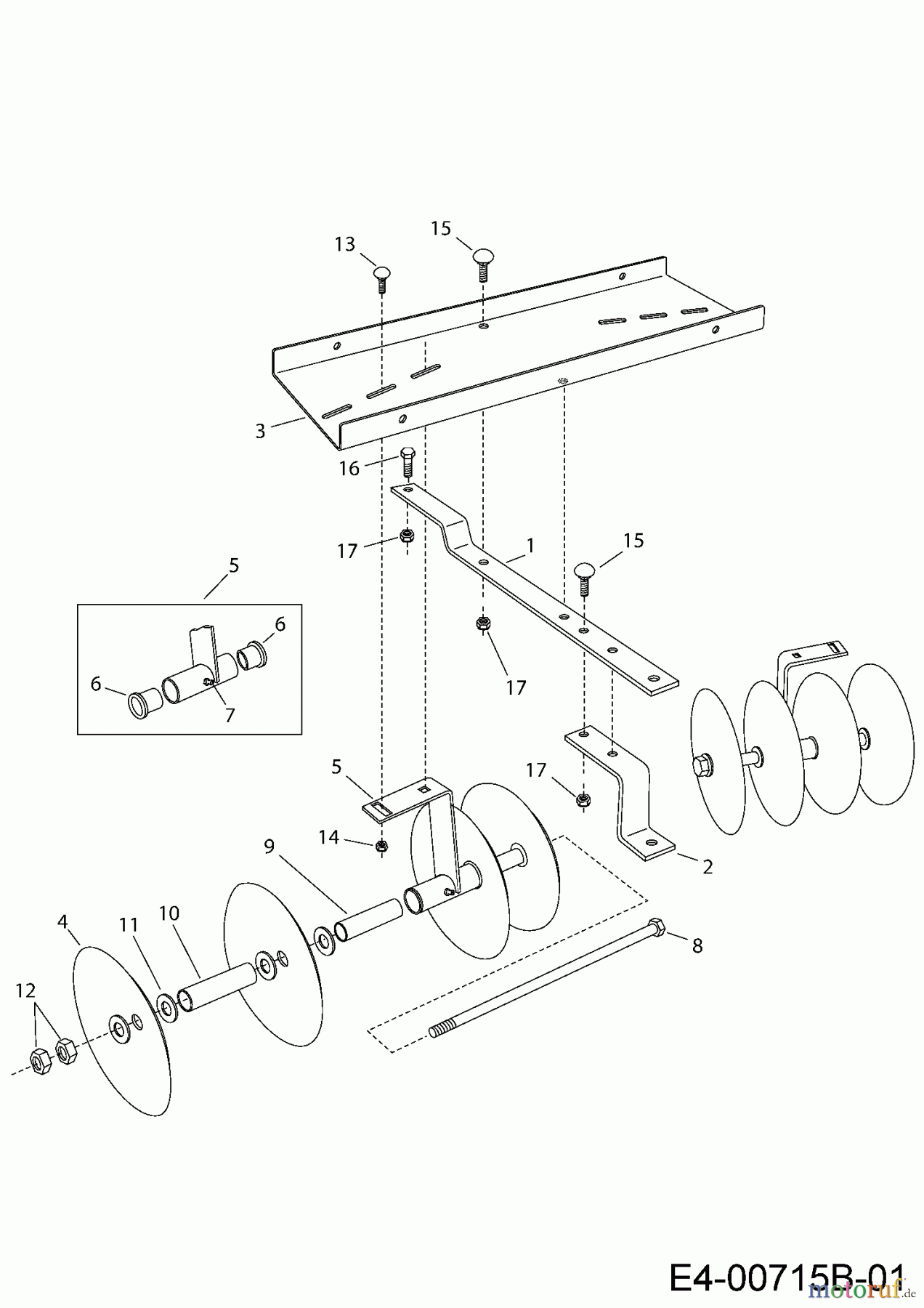 MTD Zubehör Zubehör Garten- und Rasentraktoren Kultivator 45-02661  (190-980-000) 190-980-000  (2005) Grundgerät