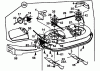 MTD H 140/96 13AA695F600 (2003) Ersatzteile Mähwerk F (38"/96cm)