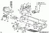 MTD G 185 14AI848H678 (2000) Ersatzteile Rahmen, Sitz, Tank