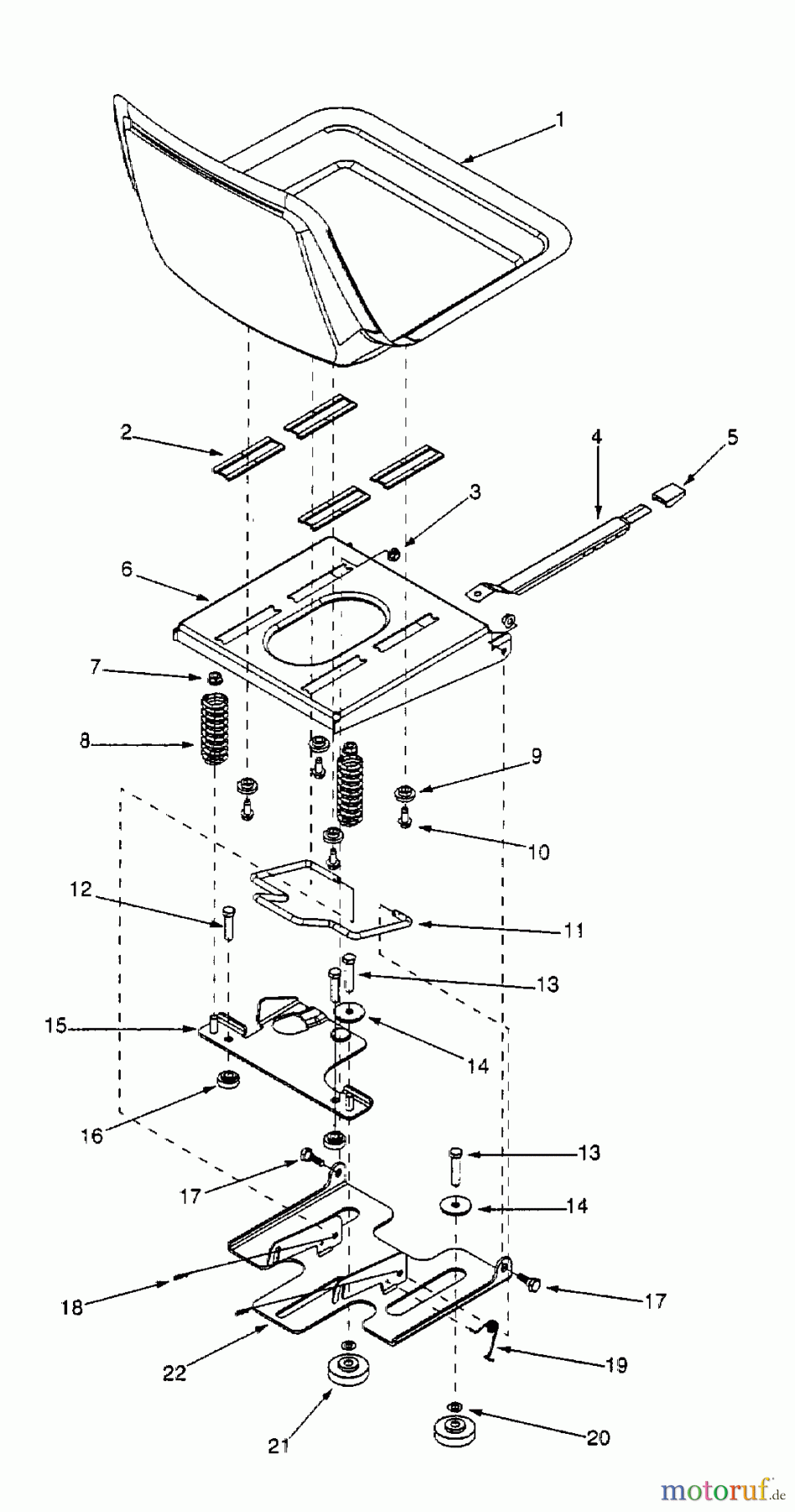  Cub Cadet Zero Turn Z 44 53AA1A5L603  (2000) Sitz