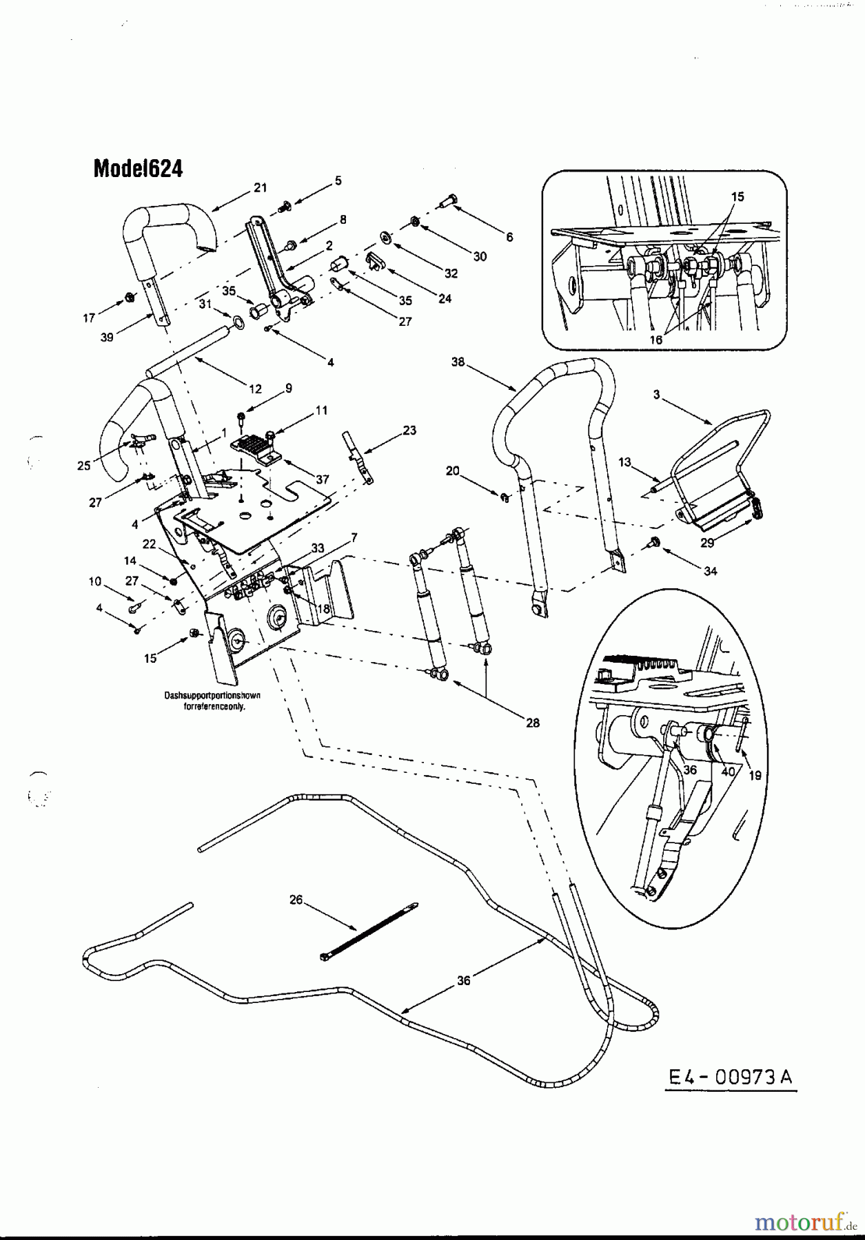  Yard-Man Rasentraktoren ZG 6170 13AD624G643  (2002) Lenkung