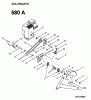 MTD 580 A 25A-580A678 (2003) Ersatzteile Messerantrieb