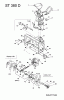 MTD ST 380 D 31A-380D678 (2004) Ersatzteile Fräsgehäuse, Schnecke, Schneckenantrieb