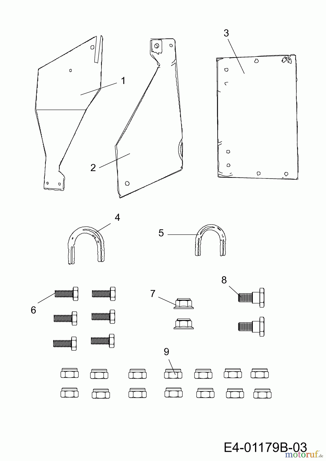 MTD Zubehör Zubehör Quads Räumschildträger für UT 180 396-030-603 (2010) Grundgerät