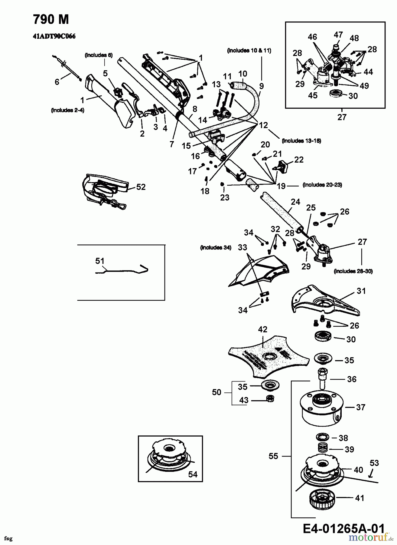 MTD Motorsensen 790 M 41ADT90C066 (2004) Grundgerät