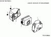 MTD-Motoren 1P60FA 752Z1P60FA (2005) Ersatzteile Auspuff