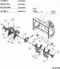 Troy-Bilt POLAR 5056 31A-3PAD609 (2006) Ersatzteile Fräsgehäuse, Schnecke, Schneckenantrieb