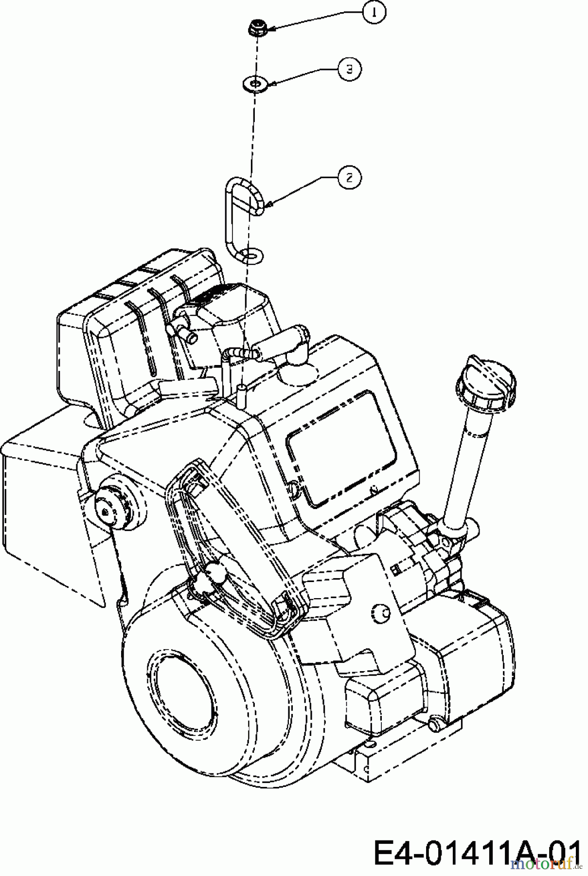 Troy-Bilt Schneefräsen POLAR 8066 31AV6WLN609 (2009) Kabelführung
