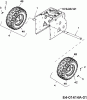 Yard-Man YM 8413 DE 31AE9P3I801R (2007) Ersatzteile Räder